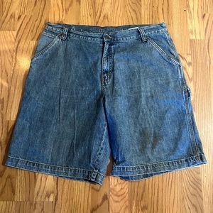Super Baggy Jorts Carpenter Jean Shorts Waist: 38 JNCO 90s Y2K Wideleg Jorts